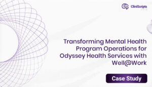 Mental Health Software dashboard for Odyssey Health Services